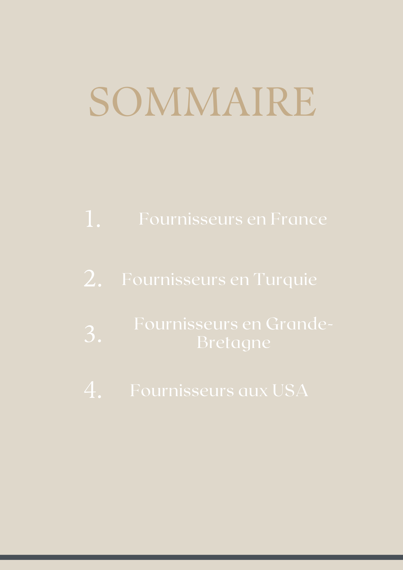 Liste de fournisseurs prêt-à-porter - Les Pépites d'Ina